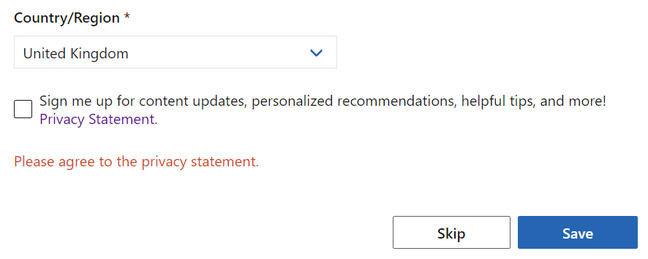 Microsoft Q&A checkbox