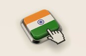 Indian flag button