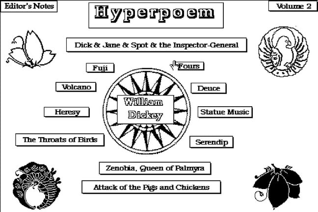 Hyperpoem Hypercard stack
