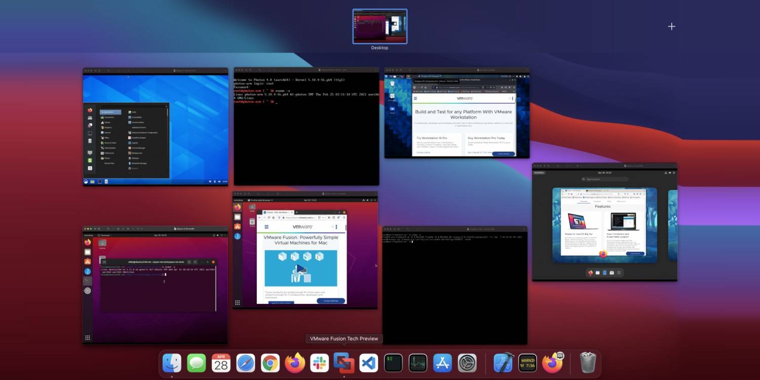 vmware fusion m1 preview