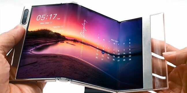 Samsung foldable display