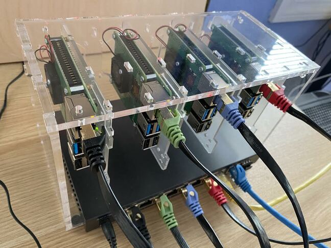 A Raspberry Pi cluster at home is sufficient to try out ECS Anywhere.