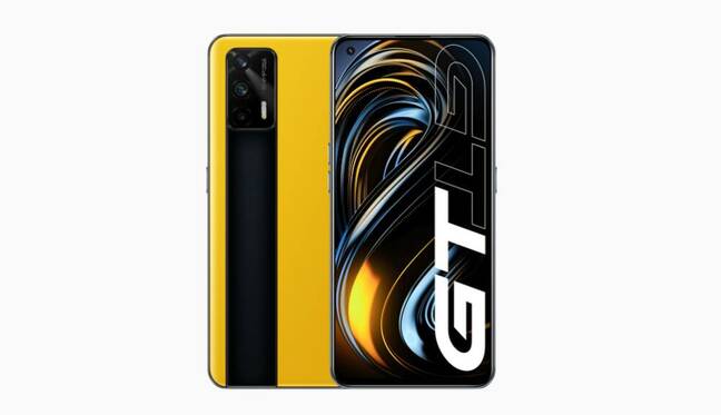 realme GT in racing yellow