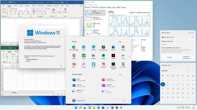 Raspberry Pi 400 sous Windows 11 et Office