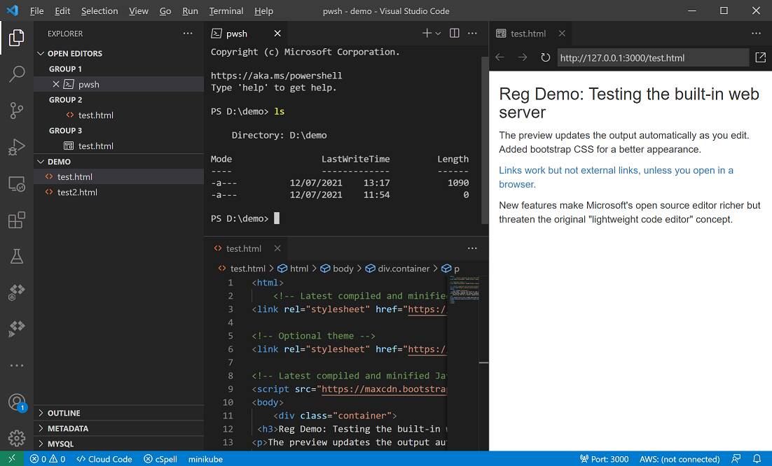 Lightweight Vs Code Is Only Getting Heftier With Addition Of Official Web Server Extension The Register