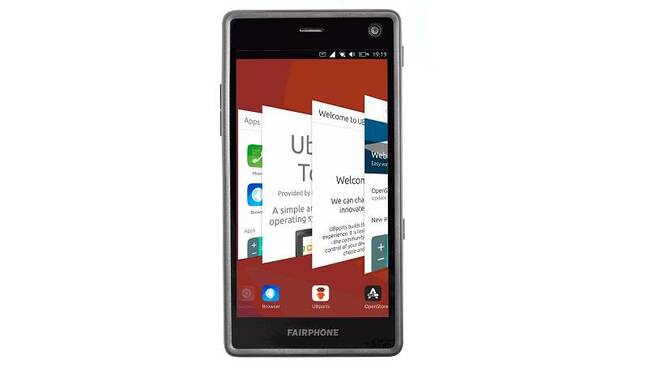 Fairphone running Ubuntu Touch