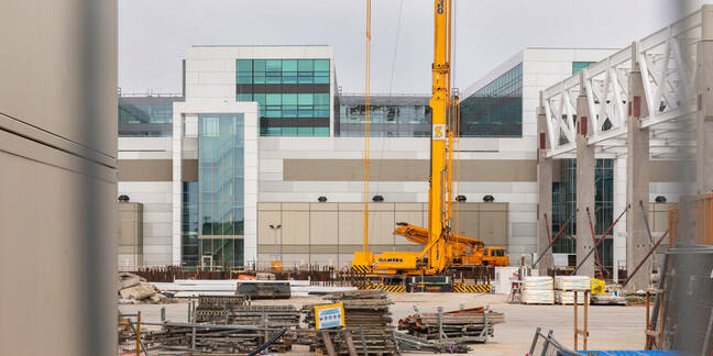 asml buidling site near its HQ in Veldhoven, The Netherlands, last year (May 2020)