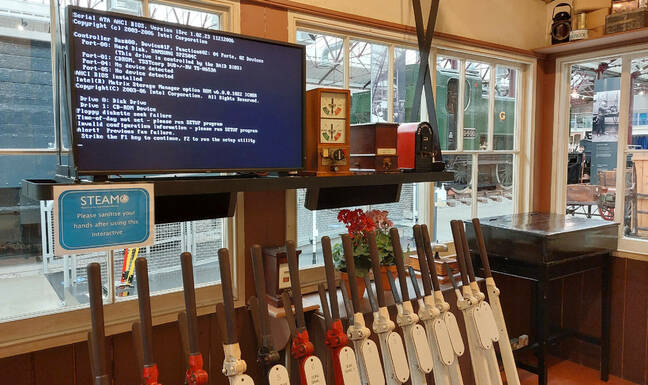 Computer error in a signal box