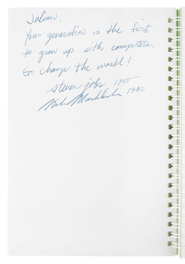 Steve Jobs autograph