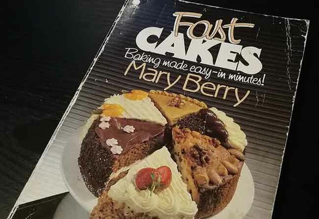 Mary Berry reckoned cakes were easy back in 1981 Photo of book cover: Fast Cakes by Mary Berry