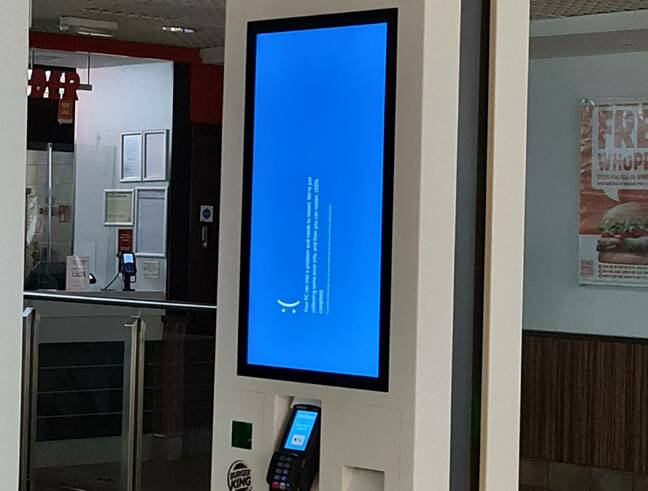 Order terminal BSOD