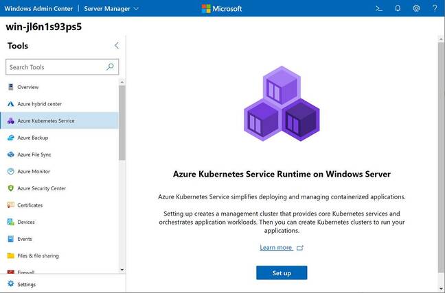 The browser-based Admin Center is excellent, but does feel at times like a series of ads for Azure services