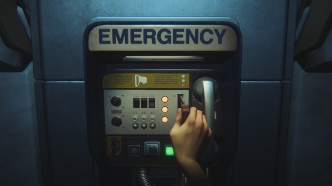 The game is saved by reaching these emergency contact points