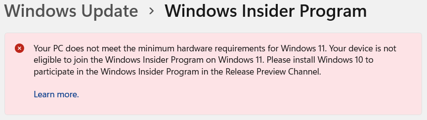 My Windows 11 List Of Demands 