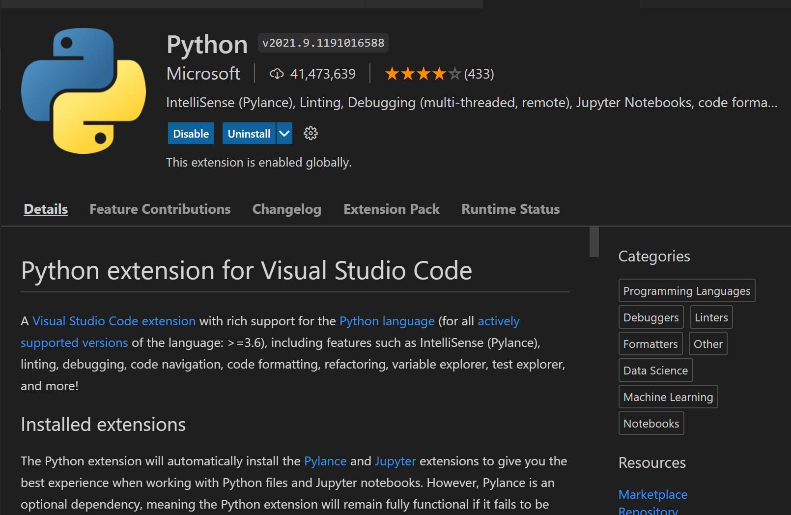 Vs code python. Расширения для Python. Расширение питона. Updated в Пайтон. Update питон.