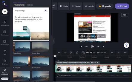 Clipchamp aims to make it easy to create and edit videos in the browsr