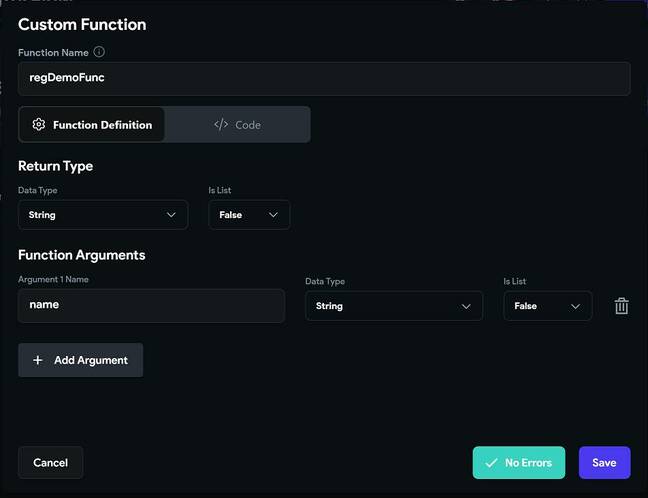 Developing a custom function in FlutterFlow