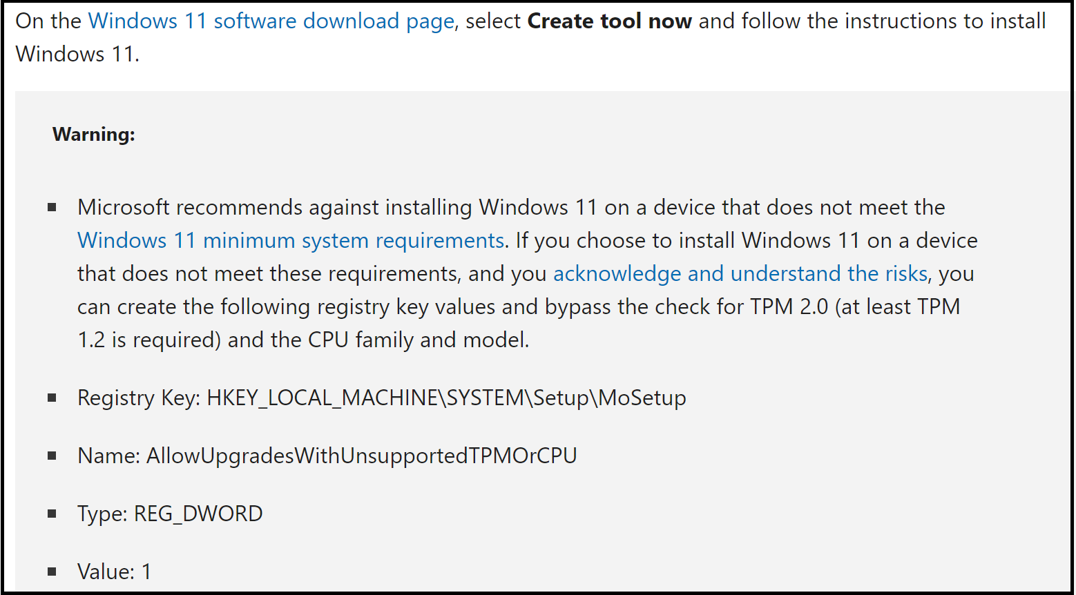 How to bypass the Windows 11 TPM 2.0 requirement