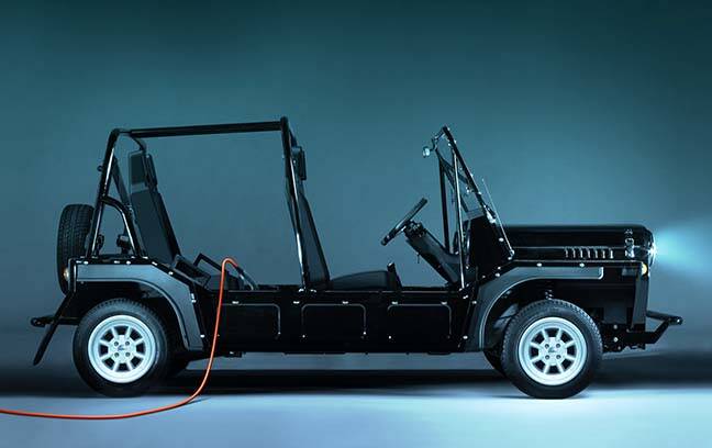 Photo of EV version of the Mini Moke