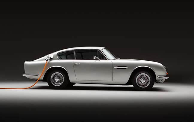 Photo of Lunaz Group's EV version of the Aston-Martin DB6