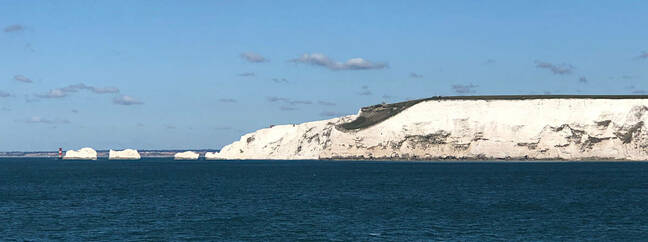 The natural bowl on the Isle of Wight from where Britain's Black Arrow rocket tests were carried out in the mid-20th century