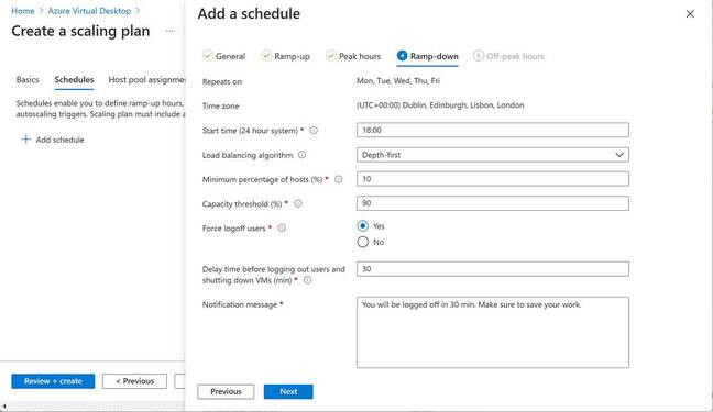 Autoscaling in Azure Virtual Desktop (cloud only)