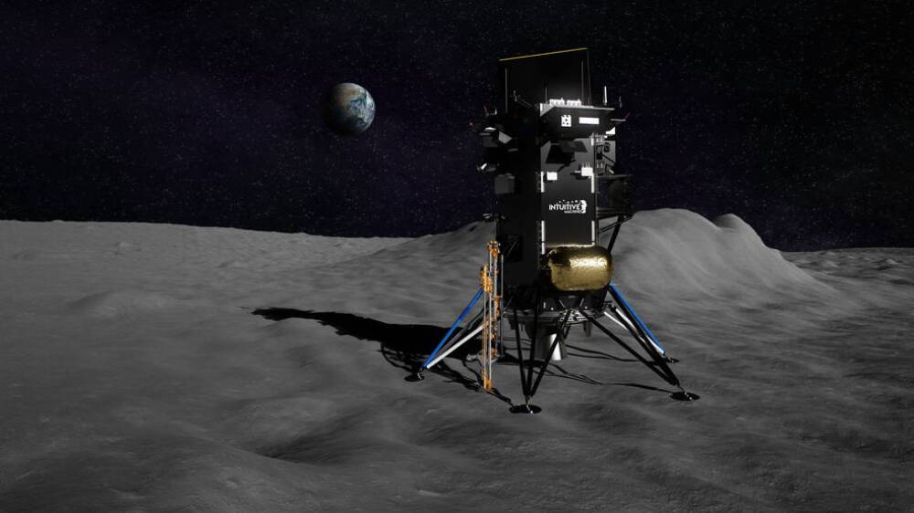 Odysseus probe moonwalking on the edge of battery life after landing on its side