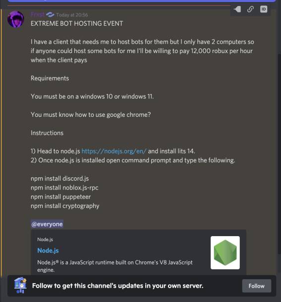 2023 Roblox discord condo links uploading an 