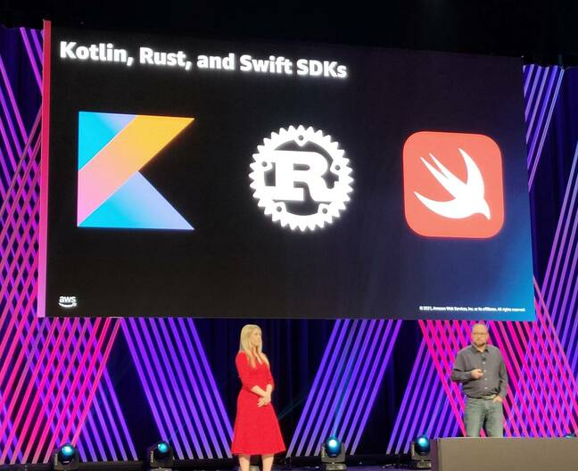 AWS has previewed SDKs for Rust, Kotlin and Swift