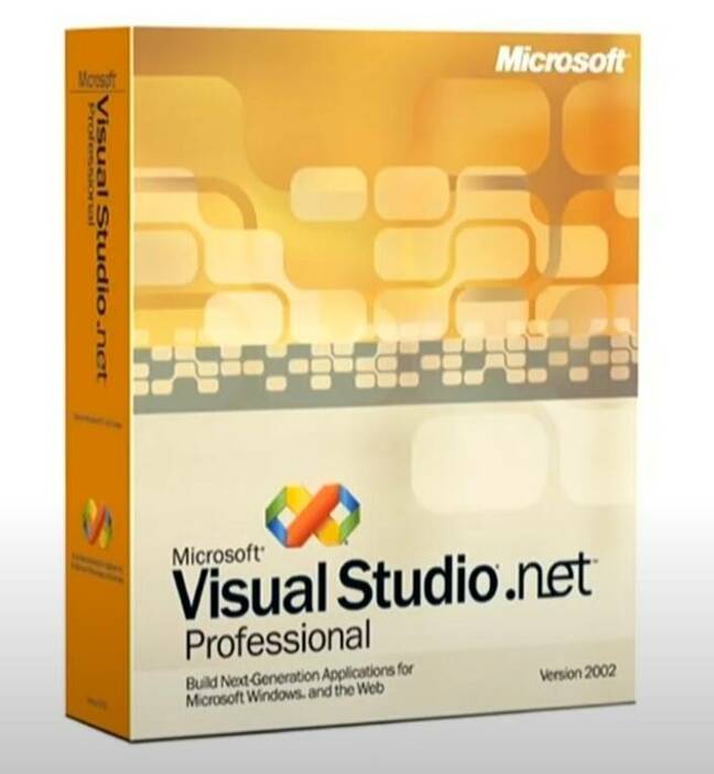 Visual Studio .NET 2002: launched 20 years ago