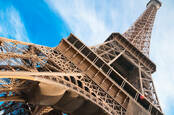 The Eiffel Tower in Paris, France