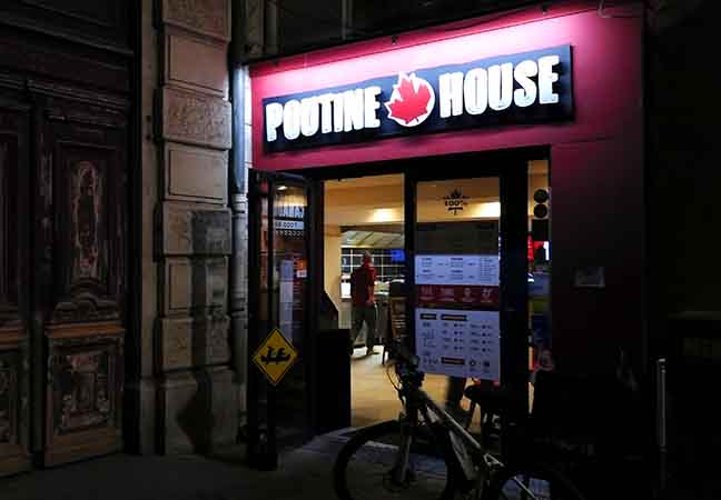 Photo of a fast food takeaway called Poutine House
