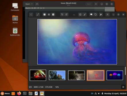 Ubuntu Cinnamon 22.04 has a brown-and-orange look and distinctly gnomish apps