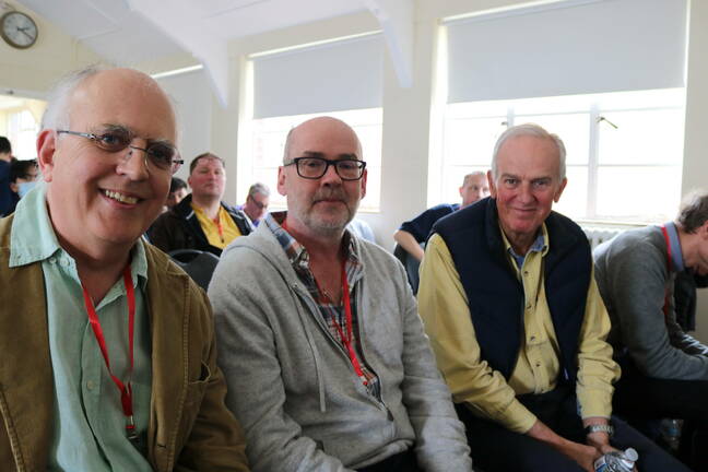 Steve Vickers, Crispin Sinclair, Richard Altwasser (pic: Richard Speed)