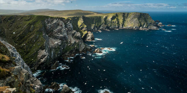 Unst in Shetland, scotland