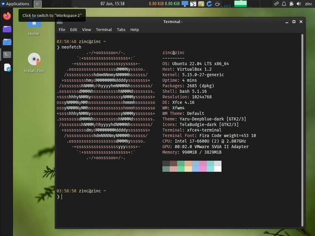 New Xubuntu remix Zinq is a power-user's version of Xubuntu, complete with fancy shell prompt and activity meter