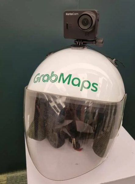 GrabMaps helmet