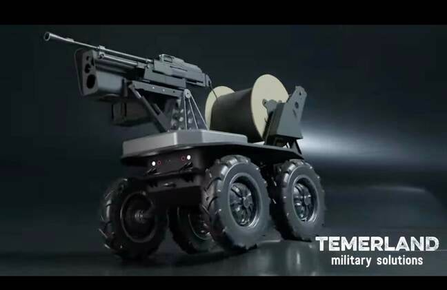 Temerland's GNOM unmanned crushed vehicle