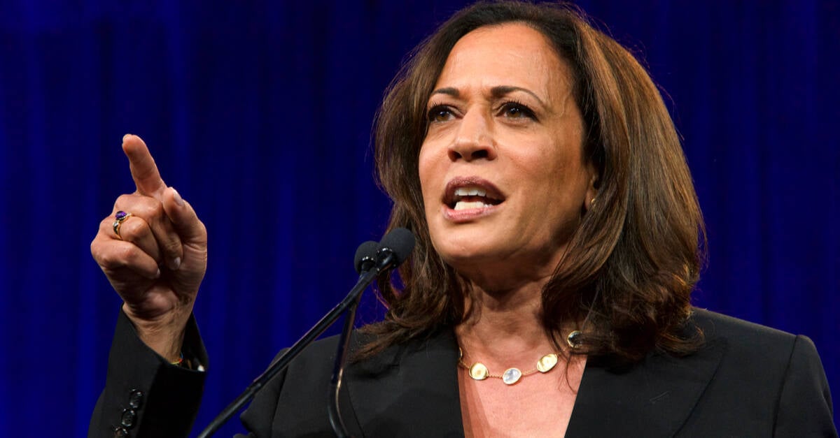 Kamala Harris campaign motorcade halted by confused robotaxis