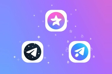 Telegram's new custom app icons 