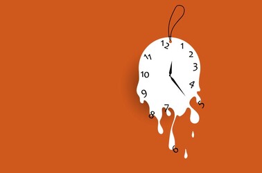 Melting clock