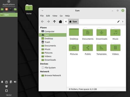 The Xfce edition of Mint is for us the most customizable and can be set up to make the best use of a widescreen display – such as a multi-row taskbar.