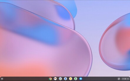 ChromeOS Flex desktop on MacBook Air
