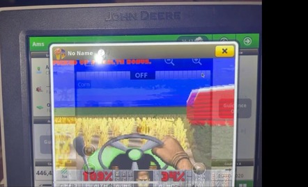 Screenshot of Sick Codes's DEF CON 30 tractor jailbreak