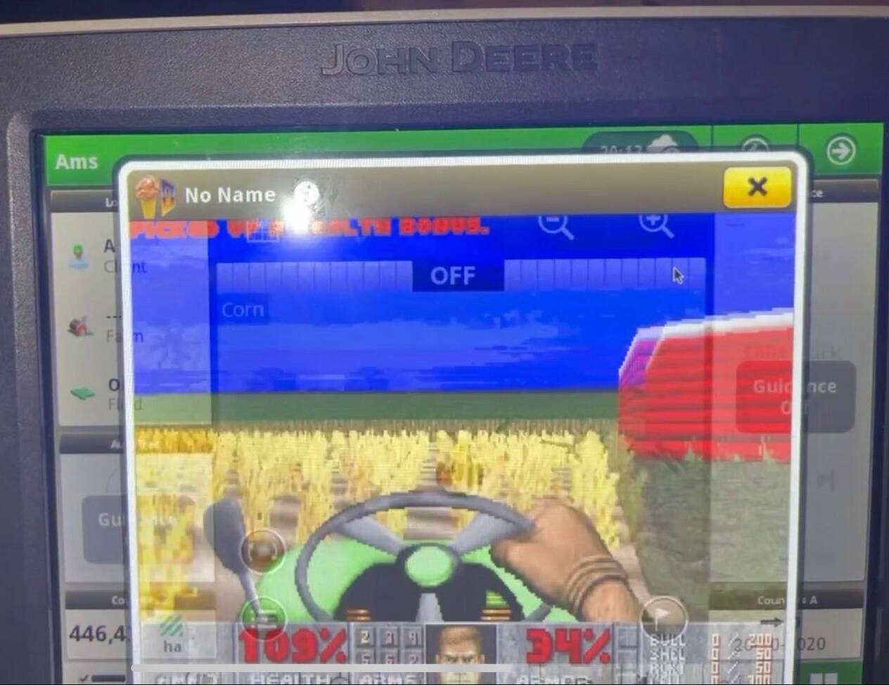 Hacker modifies tractor to run 'Doom' amid long-running John Deere
