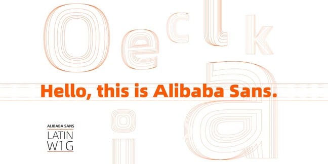 Alibaba Sans font