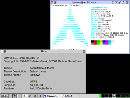 IceWM 3 balances being lightweight with useful core functionality