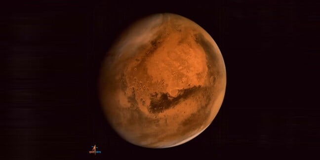 Image du disque complet de Mars capturée par la mission indienne Mangalyaan Mars Orbiter