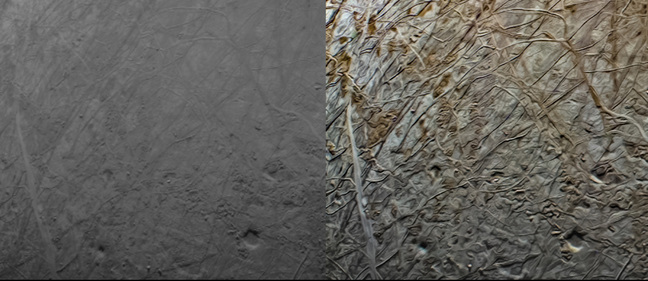 Europa color enhancement