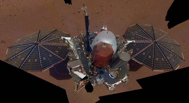The InSight lander shortly after arriving on Mars, taken on December 6, 2018 insight-lander-before